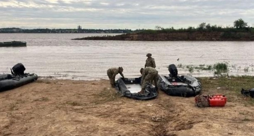 Hallaron el cuerpo sin vida del sargento Sebastián Romero en el río Paraná 