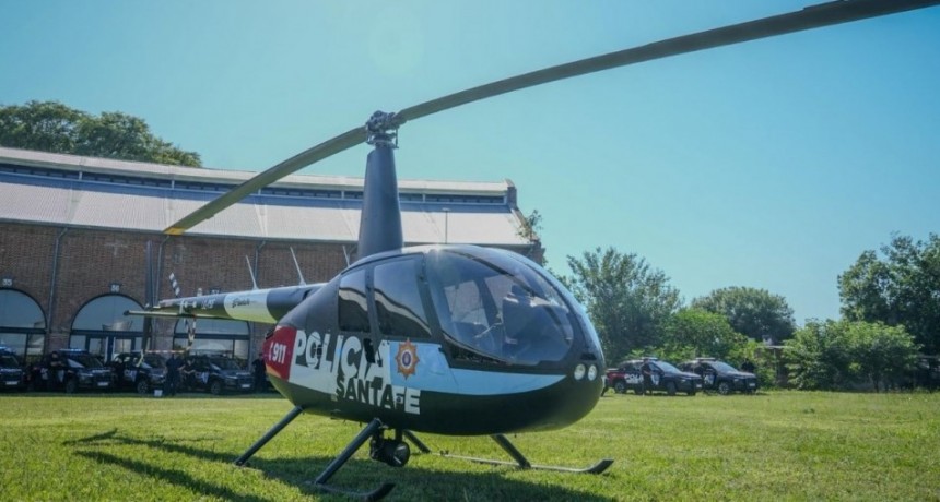 Presentaron el flamante helicóptero de la policía santafesina: las principales características