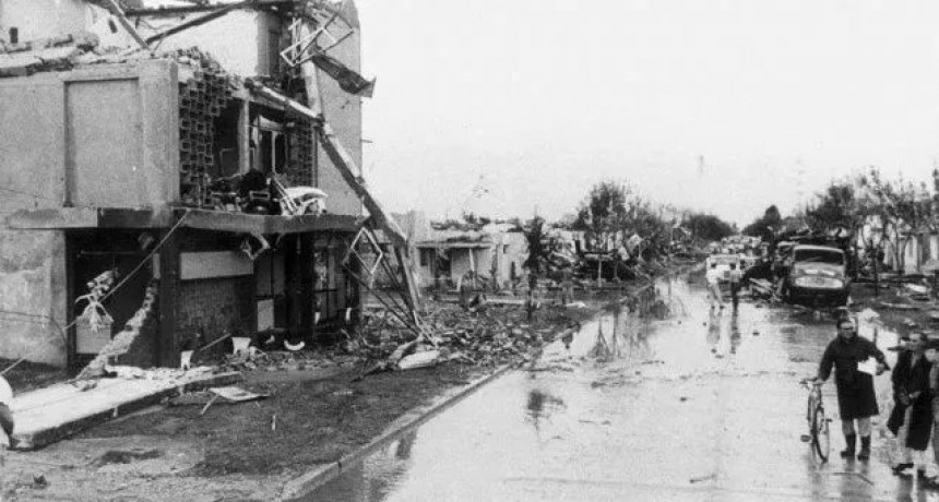 El devastador tornado de San Justo: a 50 a&ntilde;os de un desastre natural que enlut&oacute; a la provincia 