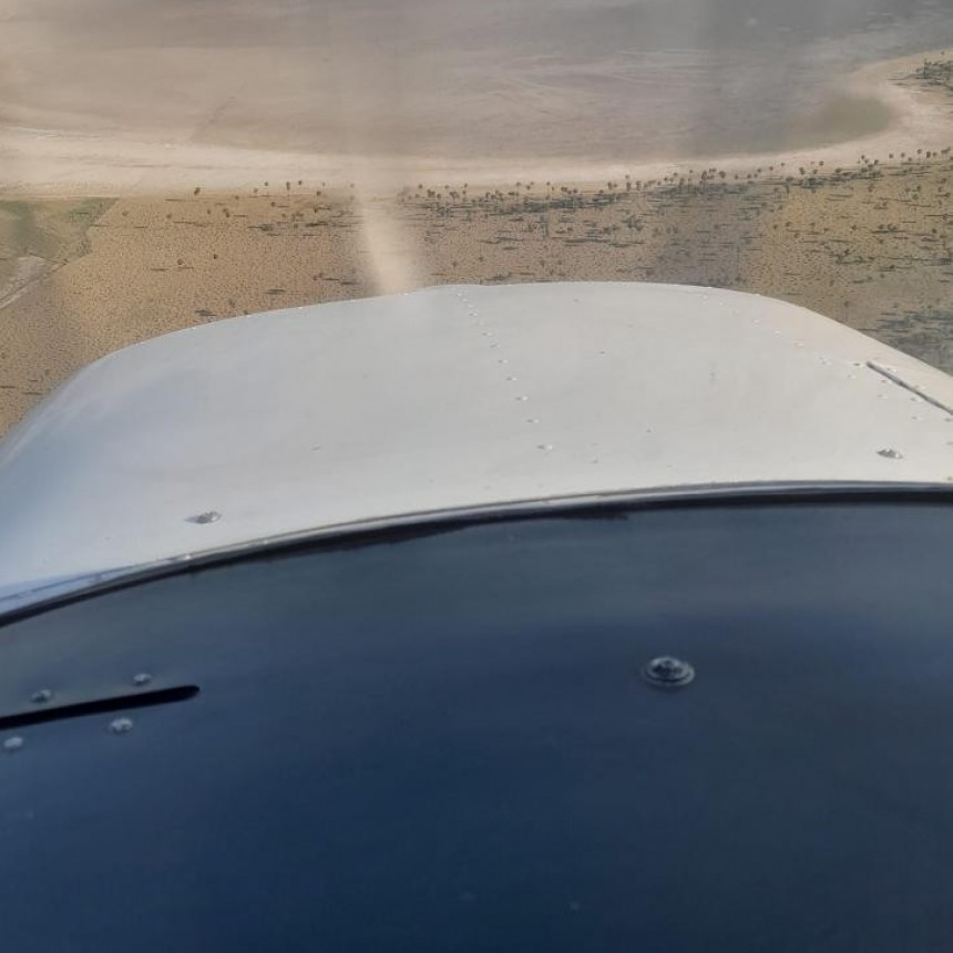 El "Bonete" y "El Cristal", dos reconocidos espejos de agua del norte santafesino que ilustran la gravedad de la sequ&iacute;a 