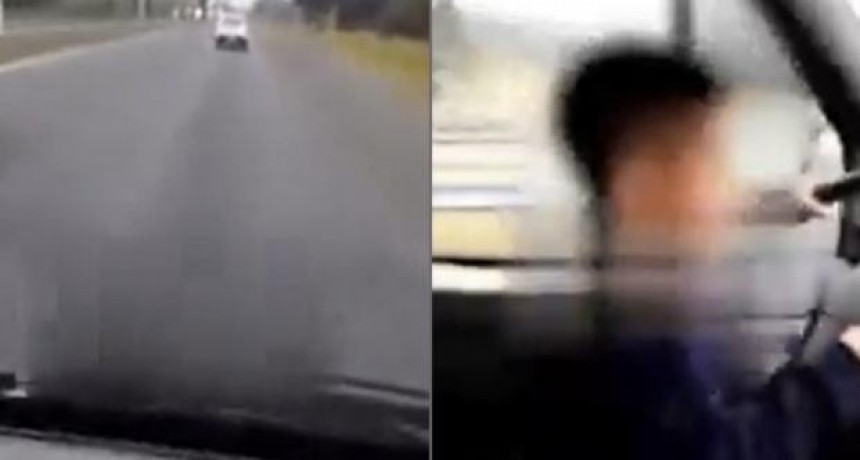 &ldquo;Dale boludo, llevalo derecho&rdquo;: oblig&oacute; a su hijo de 7 a&ntilde;os a conducir un cami&oacute;n por la autopista