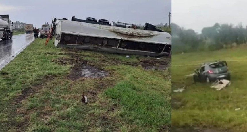 Cinco personas fallecidas en un tremendo accidente en cercan&iacute;as de Curupaity