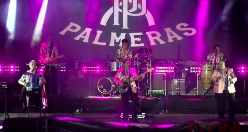 Los Palmeras se presentaron sin 