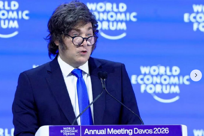 Milei habló en Davos: 