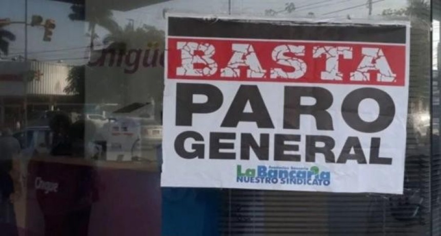 Se cumple el paro bancario en Santa Fe y por 24 horas el &uacute;nico servicio que funciona es el de cajeros autom&aacute;ticos 