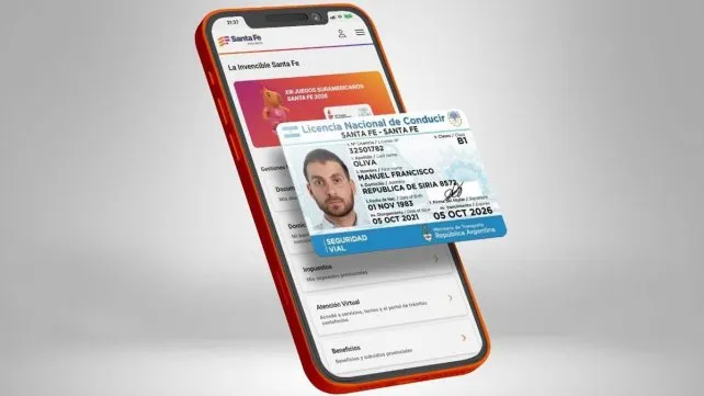 Las licencias de conducir de Santa Fe estarán disponibles en la app Mi Argentina