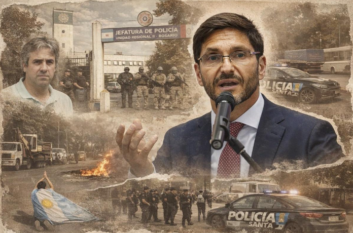 Los ganadores y perdedores tras la encendida protesta policial en Rosario