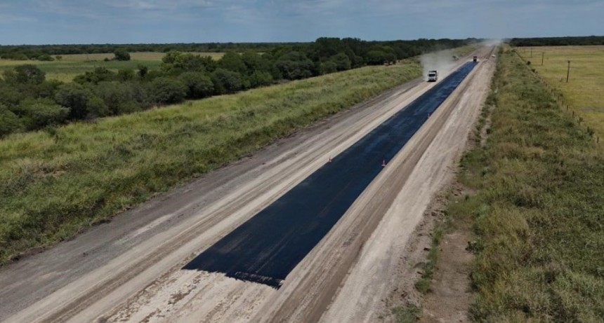 Continúa la pavimentación de la Ruta 31 en el norte santafesino