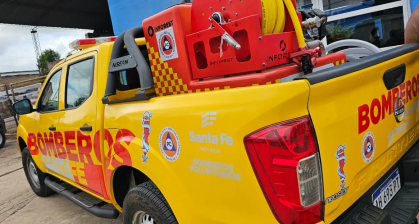 Nueva unidad m&oacute;vil para bomberos de La Criolla en el marco del plan provincial de Protecci&oacute;n Civil