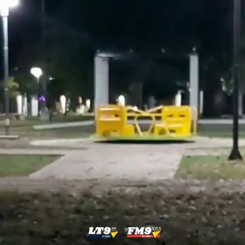 Una calesita que "se mueve sola" causa estupor en una localidad del departamento San Crist&oacute;bal 