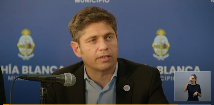 Axel Kicillof pidió que una parte del nuevo acuerdo con el FMI sea destinado a Bahía Blanca