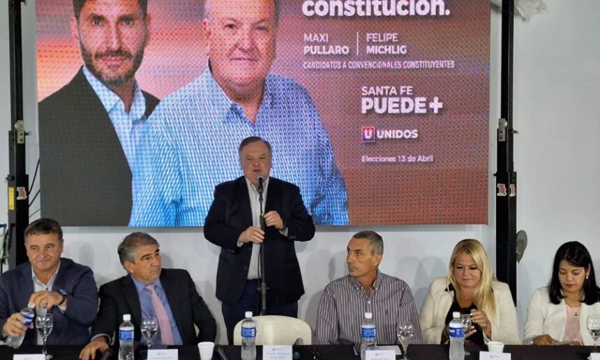 Presentación de todos los candidatos departamentales de «Unidos para Cambiar Santa Fe» en la ciudad San Cristóbal