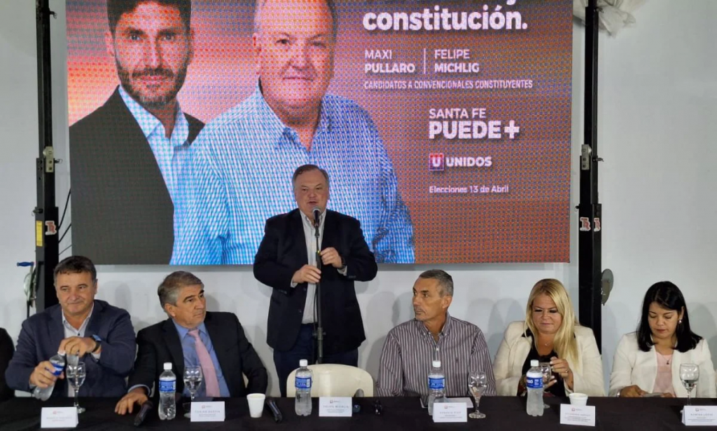 Presentación de todos los candidatos departamentales de «Unidos para Cambiar Santa Fe» en la ciudad San Cristóbal