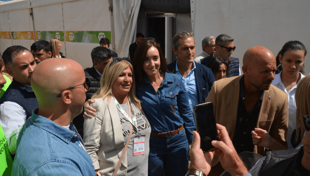 “Vengo a dar un gesto de apoyo”: los mensajes de Victoria Villarruel en su paso por Expoagro