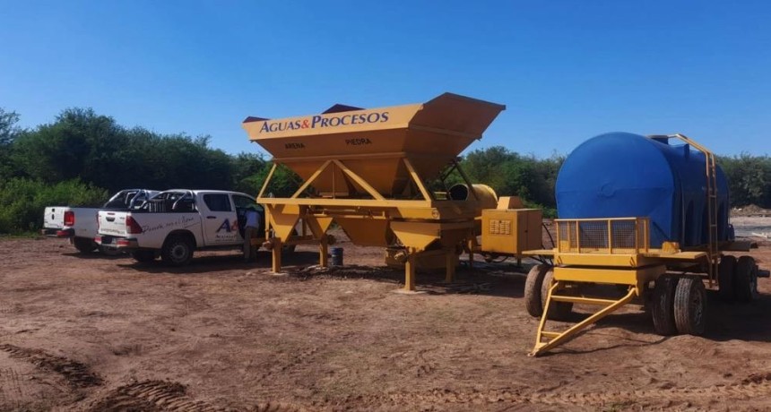 Comenz&oacute; la reforma integral de la planta potabilizadora de Monte Quemado