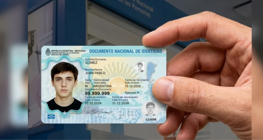 Ya imprimen los nuevos DNI con el Monumento a la Bandera en el dise&ntilde;o y mayor seguridad