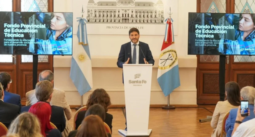 Santa Fe lanz&oacute; un fondo propio de $ 3.500 millones para escuelas t&eacute;cnicas ante la ca&iacute;da de recursos nacionales