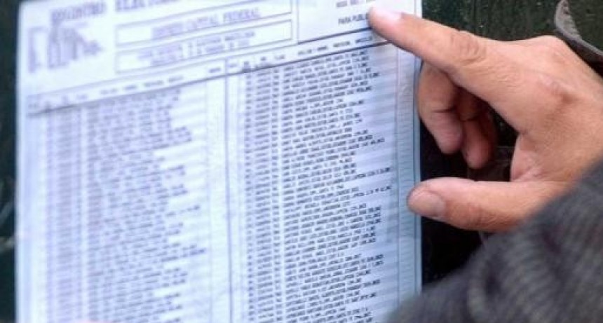 El pr&oacute;ximo lunes se publicar&aacute;n los padrones provisorios para las elecciones provinciales