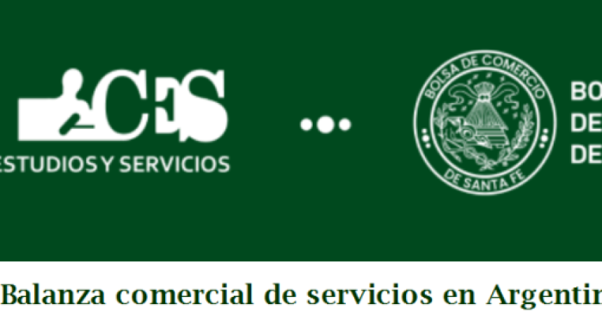 Balanza comercial de servicios en Argentina