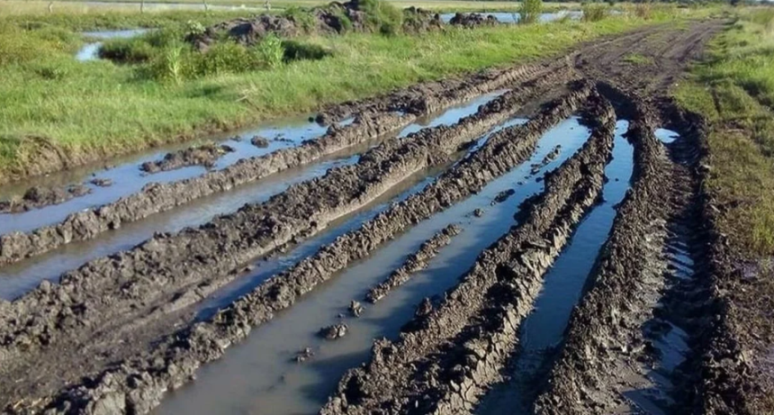 Exceso h&iacute;drico y caminos intransitables paralizan las tareas agr&iacute;colas en Santa Fe