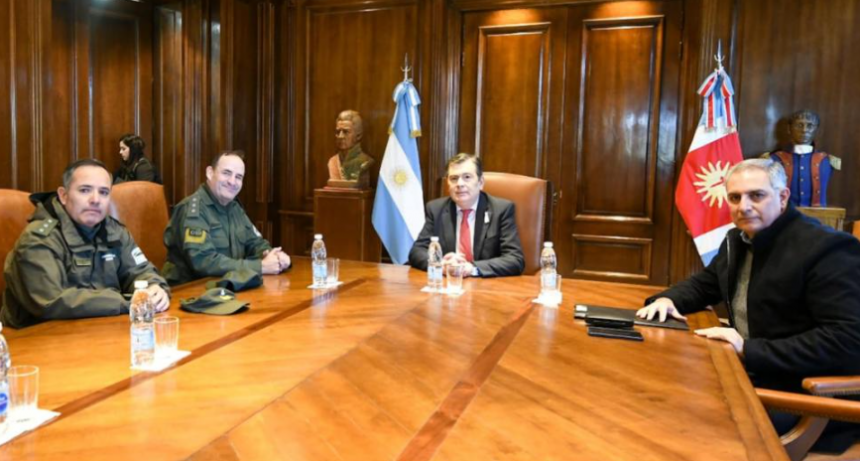 Zamora recibió al comandante de la Región IV de Tucumán de Gendarmería
