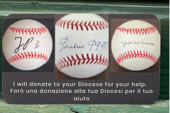 Un coleccionista vende pelotas de béisbol firmadas por todos los cardenales