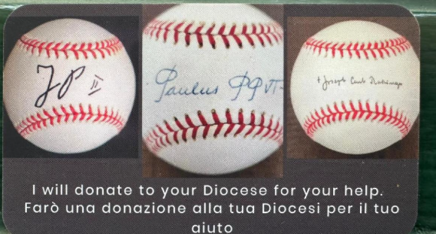 Un coleccionista vende pelotas de béisbol firmadas por todos los cardenales