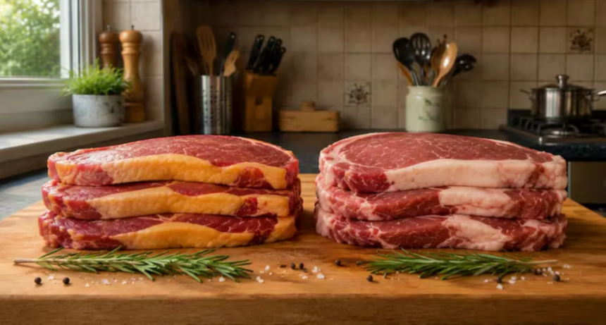 Carne con grasa amarilla o blanca: qu&eacute; diferencias tienen y cu&aacute;l es mejor comprar