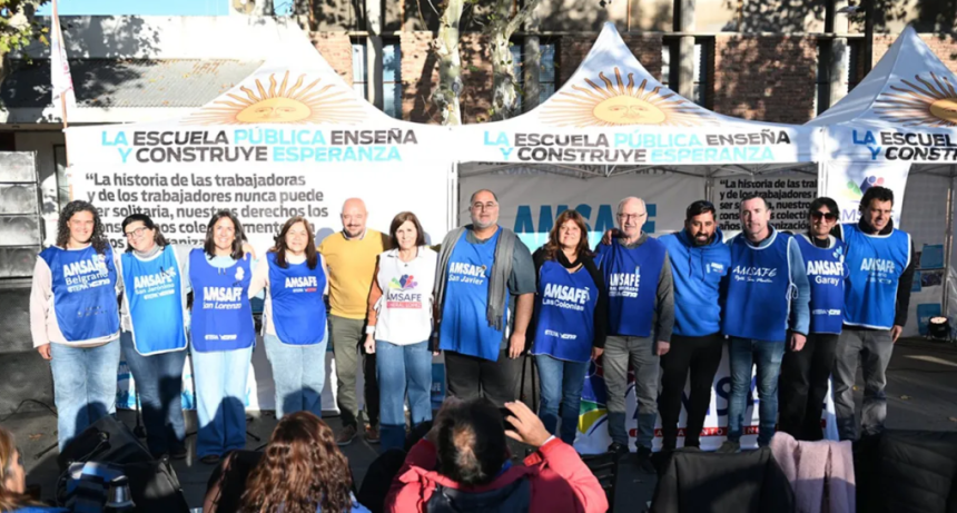 Venado Tuerto: la Carpa Blanca de la Dignidad Docente sigue recorriendo la provincia de Santa Fe