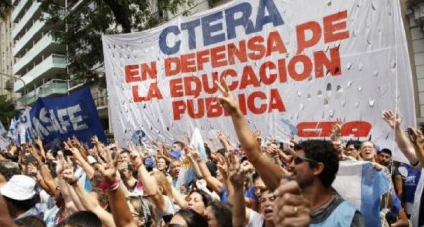La Ctera convocó un paro nacional para el jueves por la 