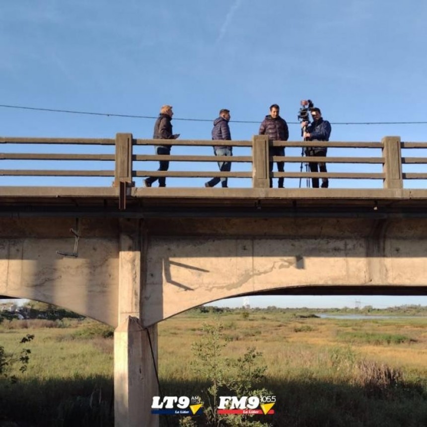 Especialistas de Vialidad Nacional realizan estudios en el Puente Carretero y reconocen: 