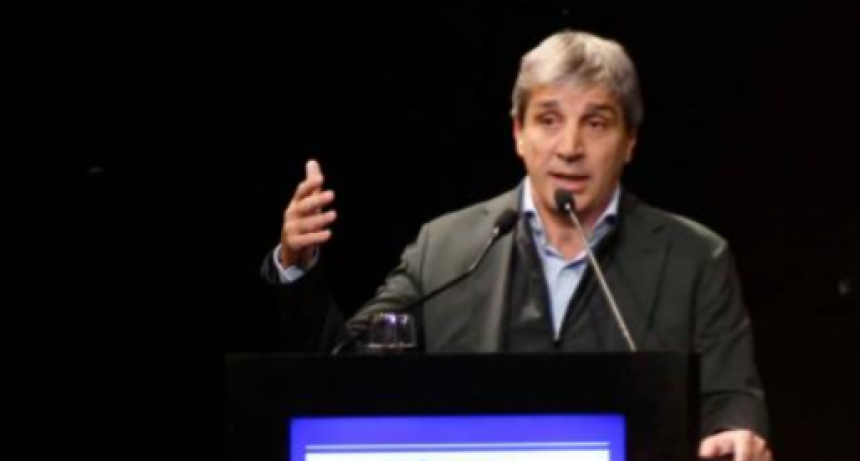 El ministro de Economía, Luis Caputo, aseguró ante empresarios que 