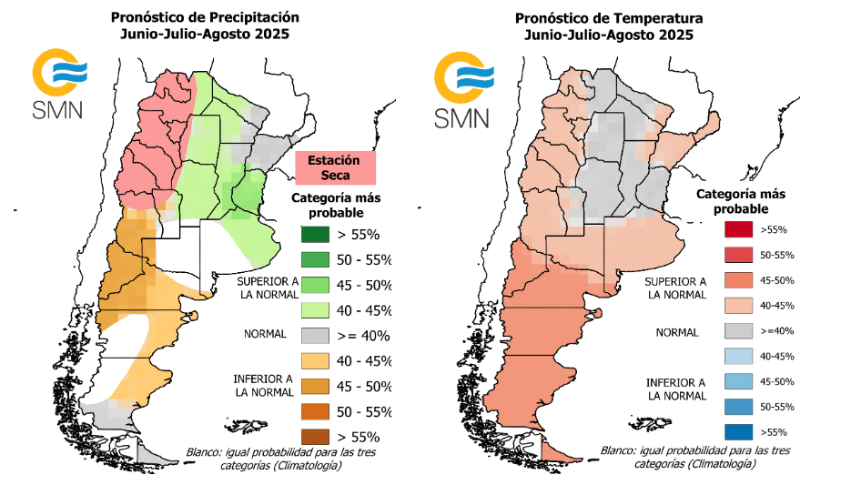 Un año húmedo: el invierno sería también con lluvias por encima de lo normal