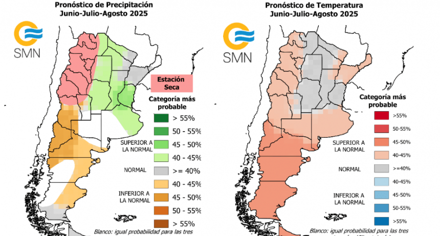 Un año húmedo: el invierno sería también con lluvias por encima de lo normal
