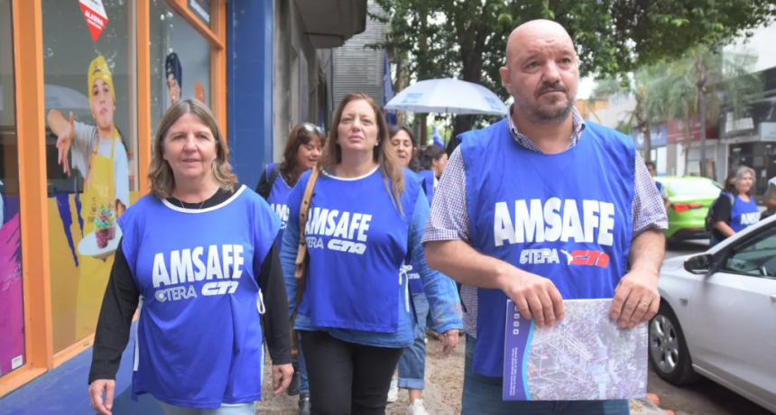 El oficialismo se impuso en las elecciones de Amsafé y Rodrigo Alonso seguirá al frente del sindicato docente