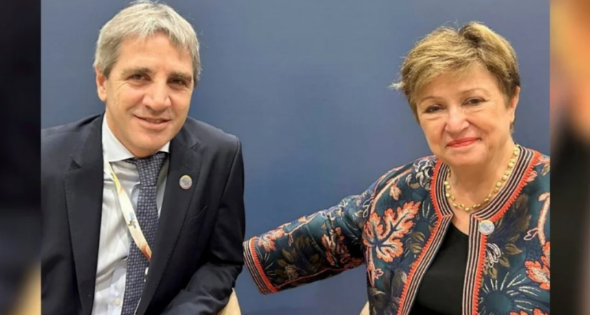 Georgieva se reunió con Caputo y le tendió una mano al gobierno argentino