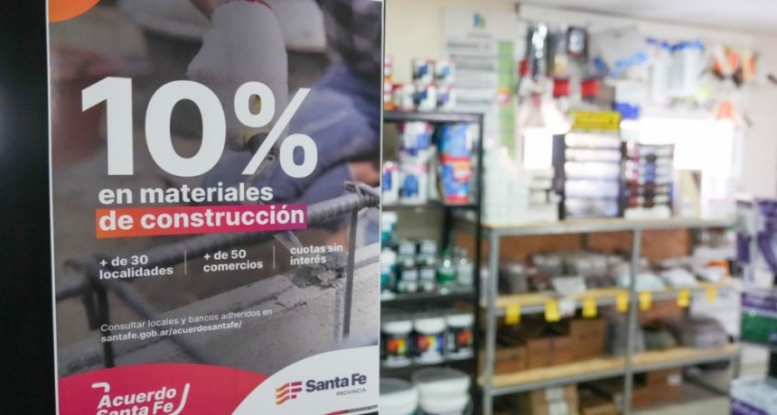 Acuerdo Santa Fe para la construcción: crece la cantidad de locales adheridos