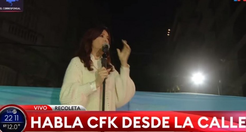 Cristina le pidi&oacute; a sus seguidores que se vayan a descansar