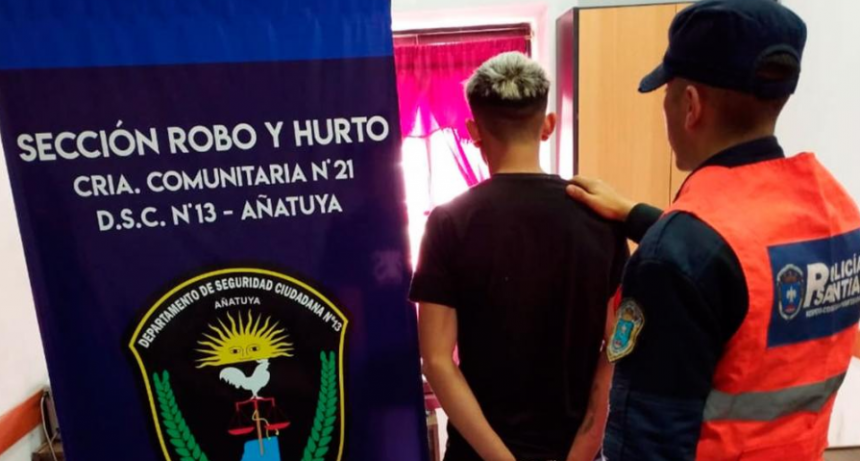 Bandera: detienen a un joven de 20 años por el millonario robo a una comerciante