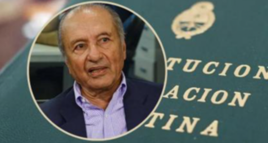 Eduardo Menem, calificó la Convención Constituyente de 1994 como 