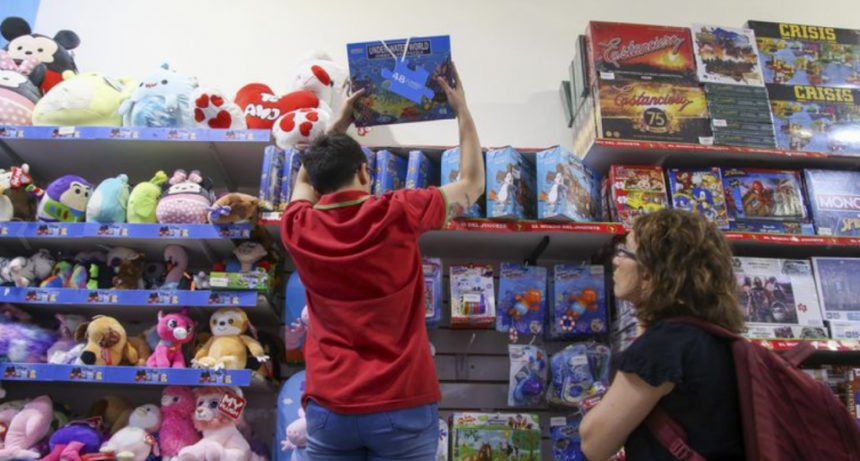 Las ventas por el Día del Niño cayeron 14,4% y el ticket promedio fue de $32 mil