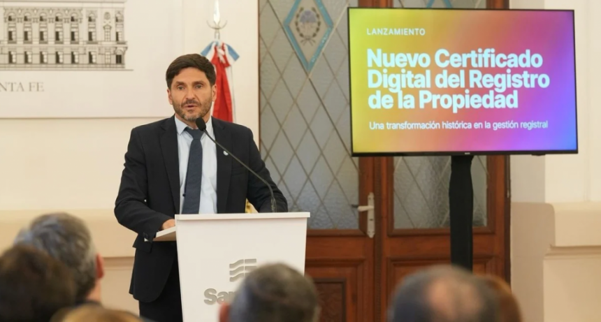 Santa Fe digitaliza completamente el Certificado del Registro de la Propiedad