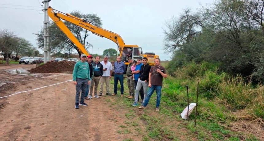 Los Jur&iacute;es avanza con una obra clave para combatir las inundaciones