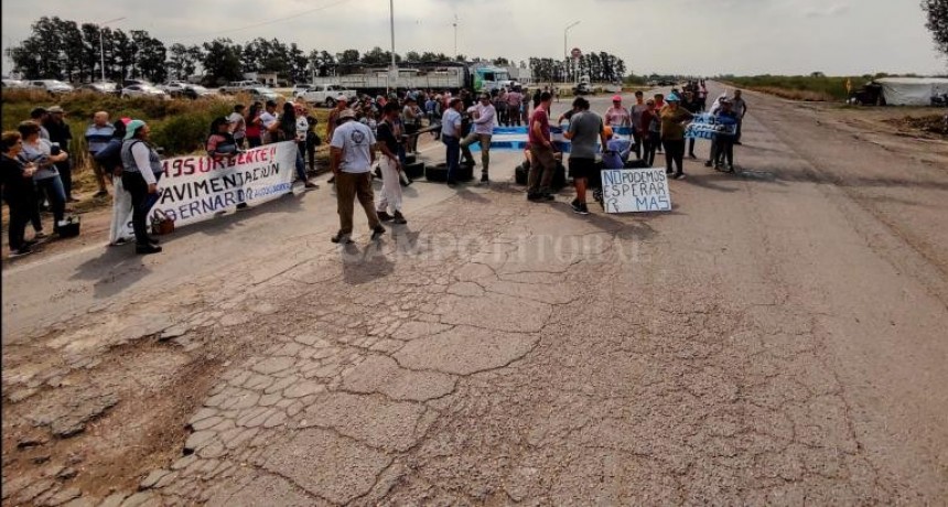  Vecinos de Villa Minetti mantienen el reclamo por la ruta 95
