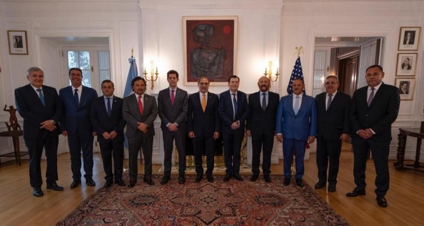 El gobernador Zamora, presente en Washington con nutrida agenda de compromisos