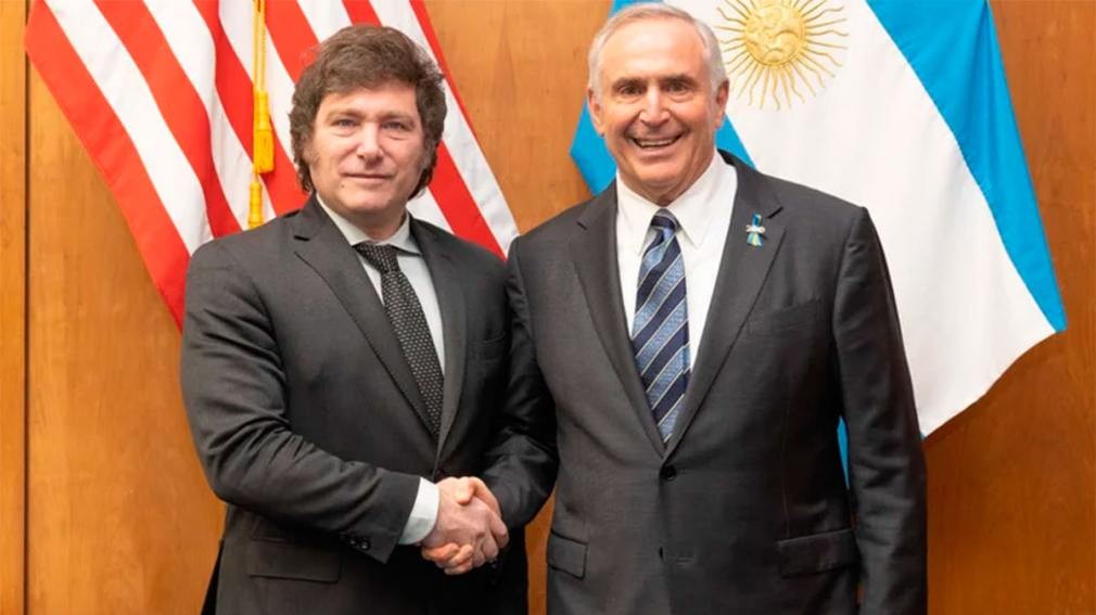Javier Milei se reunió con el embajador de Estados Unidos: 