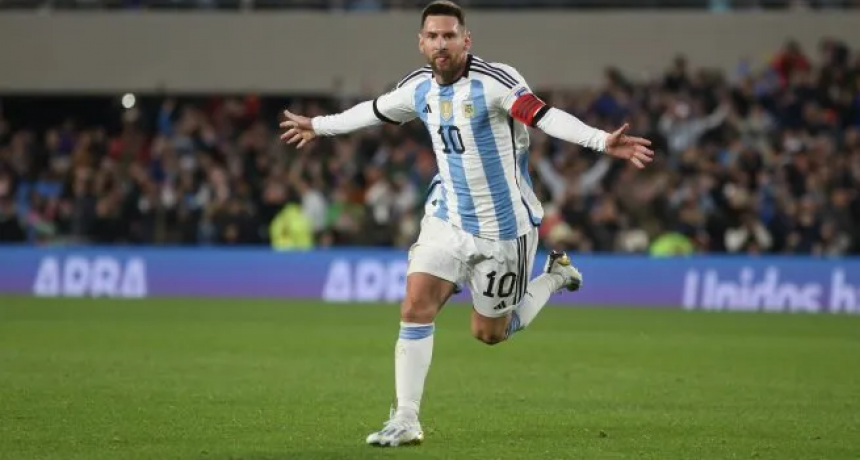 Siempre él: con un golazo de Lionel Messi, Argentina da el primer paso rumbo al Mundial 2026 