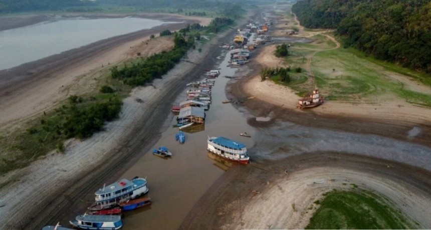 Graves consecuencias por la sequía: se está quedando sin agua el río Amazonas