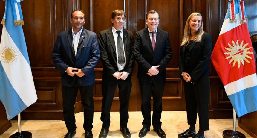 Zamora recibió en Casa de Gobierno al presidente y miembros del CONICET