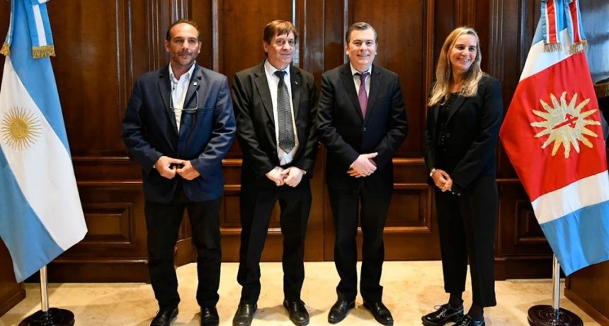 Zamora recibió en Casa de Gobierno al presidente y miembros del CONICET